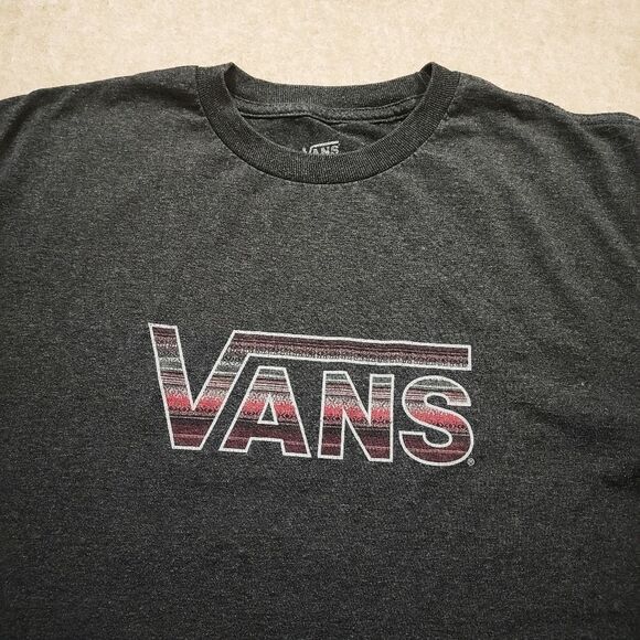 Vans Men's Gray Short Sleeve T-Shirt #2 - Picture 2 of 6